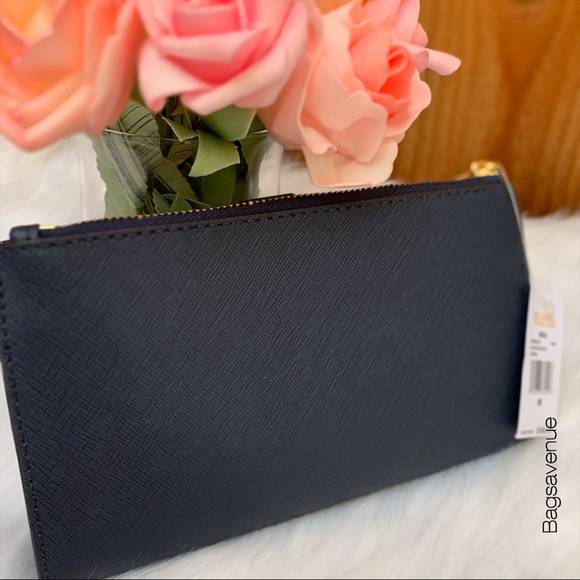 Michael kors Karla large MF SLIM phone wallet navy - Picture 2 of 6